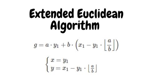 extended euclidean algorithm calculator steps.